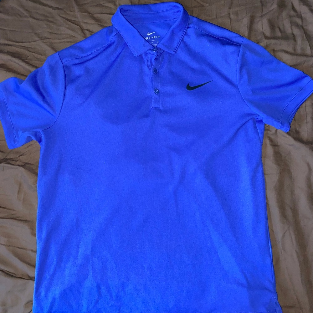 Blue Nike Polo Golf